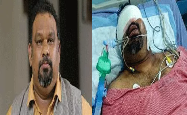 Health Update: Kathi Mahesh In ICU His Left Eye Injuries In Accident - Sakshi