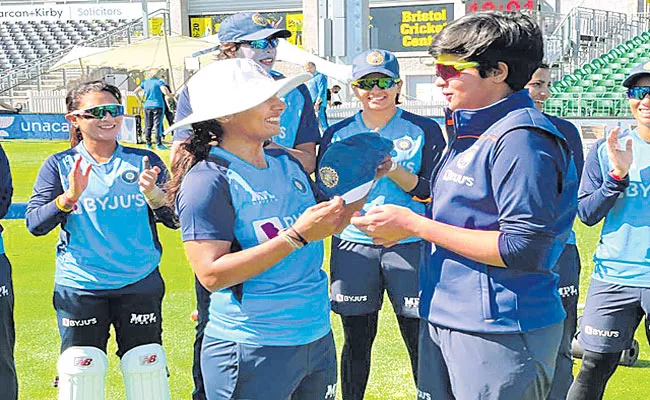 India Women face England Women in a three-match ODI series - Sakshi