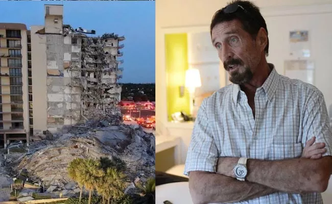 Miami Building Collapse Linked With John McAfee - Sakshi