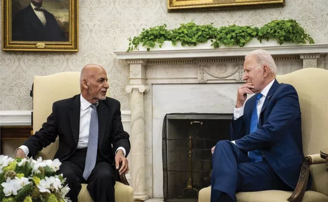 Afghanistan: Joe Biden Says Afghans Must Decide Their Own Future - Sakshi