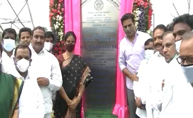 HYD: Minister KTR  Inaugurates Four Link Roads In IT Corridor - Sakshi