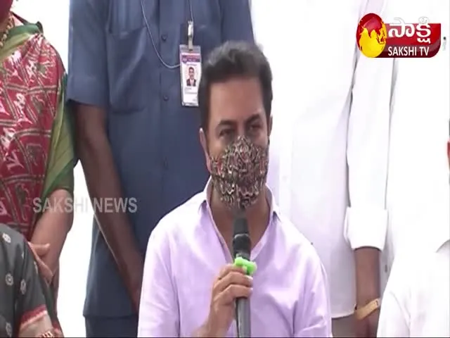 Minister KTR  Inaugurates Four Link Roads In IT Corridor