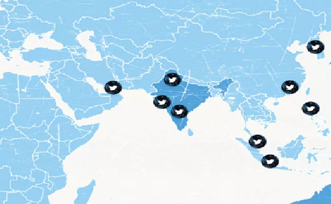 Twitter displays Jammu Kashmir, Ladakh as separate countries - Sakshi