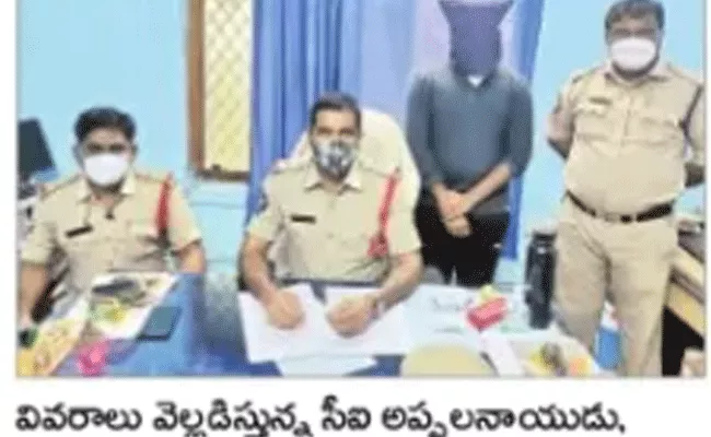 VizianagaramVizianagaram: On Lover Complaint Boyfriend Arrested In Salur - Sakshi