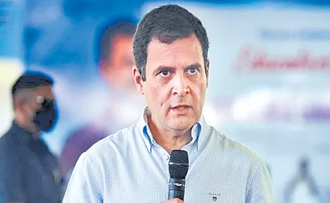 Rahul Gandhi slams Centre for fighting for blue ticks amid Covid-19 vaccine shortage - Sakshi