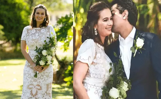 Evelyn Sharma Ties The Knot With Tushaan Bhindi In Country Style Ceremony In Australia - Sakshi