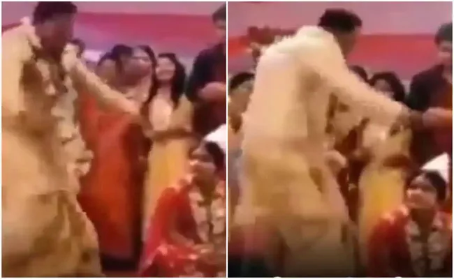 Groom Suddenly Starts Dancing And Everyone Surprised - Sakshi