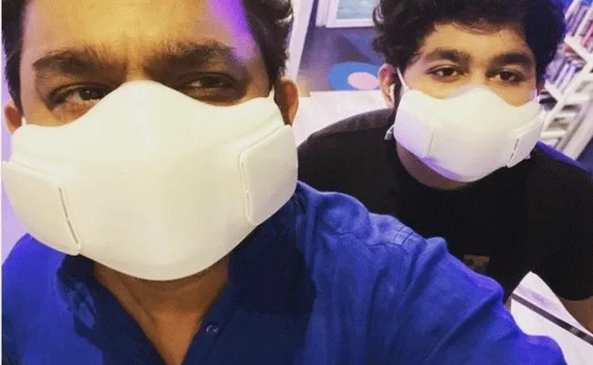 AR Rahman And His Son Gets First Dose Vaccinated - Sakshi