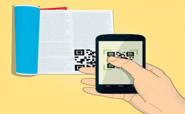 Telangana: QR Code In All Textbooks For 6 to 10th Class - Sakshi