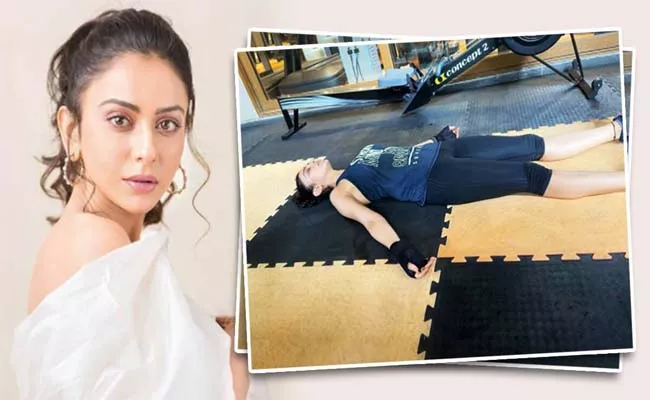 Post Workout Relaxation By Rakul Preet Singh - Sakshi