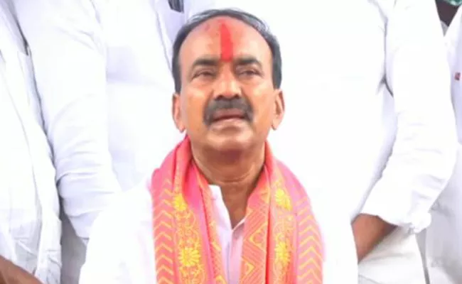 Huzurabad: Etela Rajender Fires On TRS Over By Polls - Sakshi