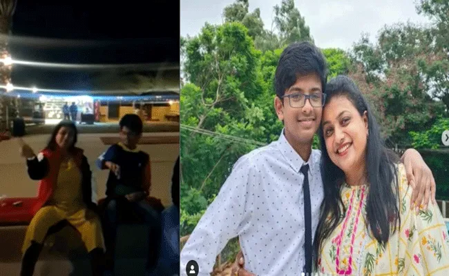 Actress And MLA Roja Dance With Her Son Krishna Kowshik Video Viral - Sakshi