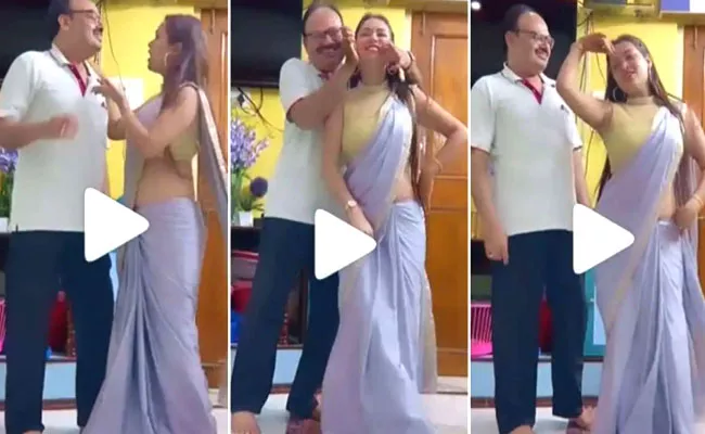 Viral video Shows Jija Sali Dancing On Bollywood song - Sakshi