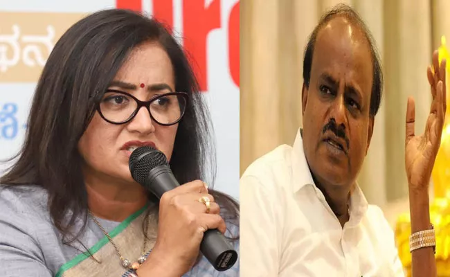 Sumalatha Ambareesh Slams HD Kumaraswamy Illegal Mining Mandya - Sakshi