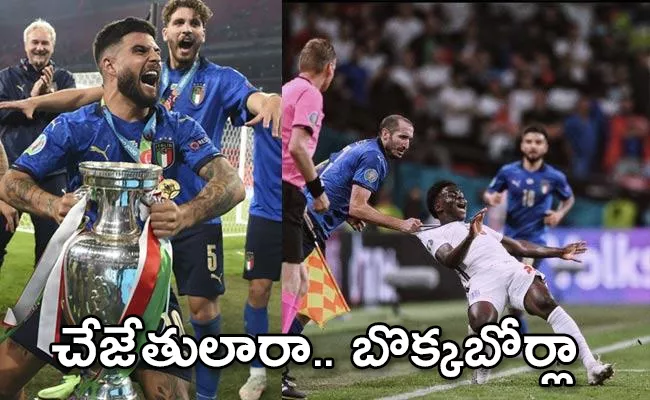 Euro 2020 Final Match England Own Mistakes Causes Lost And Italy Victory - Sakshi