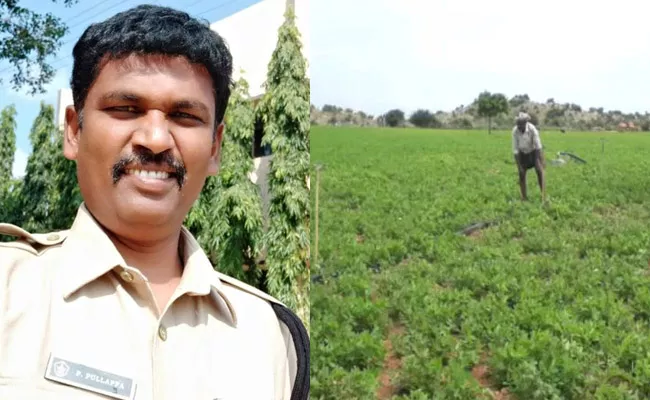 Head Constable Threatens Farmer In Dharmavaram - Sakshi