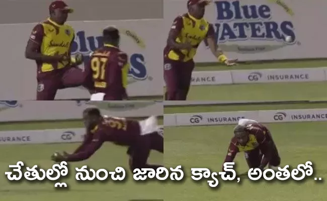 Cricketer Fabian Allen Fantastic Catch Goes Viral Vs Australia T20 - Sakshi