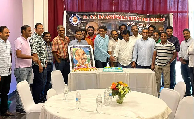 YSR Birth Anniversary Celebrations In Ohio At Columbus - Sakshi