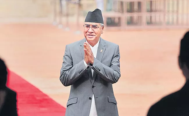 Sher Bahadur Deuba Takes Oath As Nepal PM For 5th Time - Sakshi