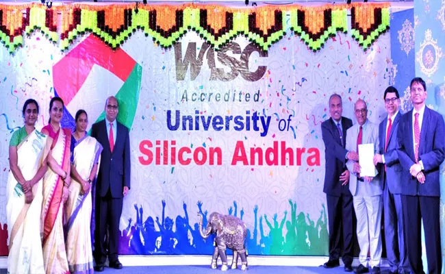 University Of Siliconandhra Gets Wasc Recognition In Usa - Sakshi