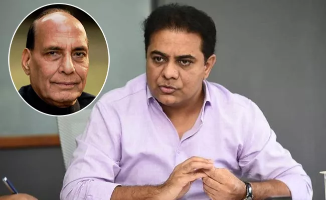 Telangana Minister Ktr Writes Letter To Rajnath Singh Over Secunderabad Cantonment Road - Sakshi