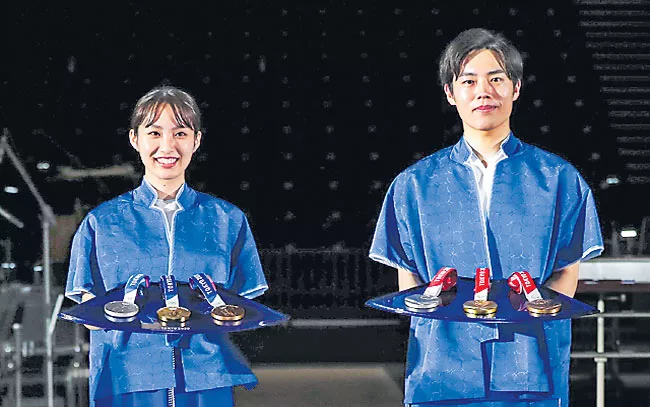 Twist to Tokyo Olympics Medal Ceremonies - Sakshi