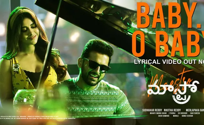 Baby O Baby Lyrical Song From Nithiins Maestro Movie - Sakshi