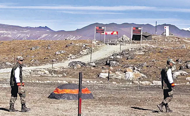 China Builds Concrete Camps In Naku La Sikkim LAC - Sakshi