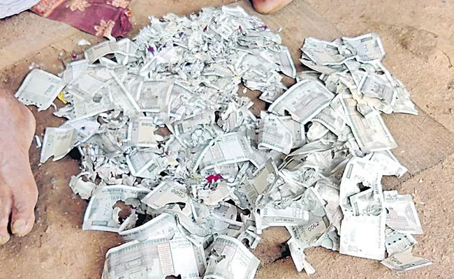 Rats Who Ate Two Lakh Currency Notes In Mahabubabad - Sakshi