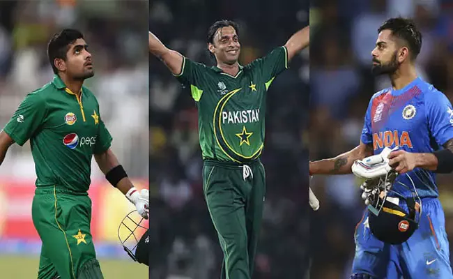 No Place For Kohli And Babar Azam In Shoaib Akhtars All Time ODI XI - Sakshi