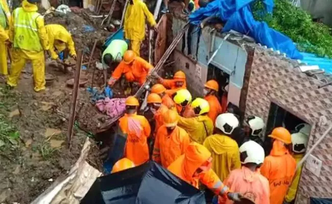 11 People deceased after a wall collapses in Mumbais Chembur - Sakshi