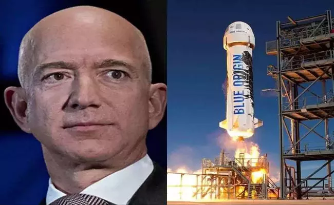 Blue Origin launching Jeff Bezos to space Tuesday - Sakshi