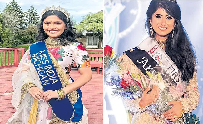 Vaidehi Dongre From Michigan Crowned Miss India USA 2021 - Sakshi