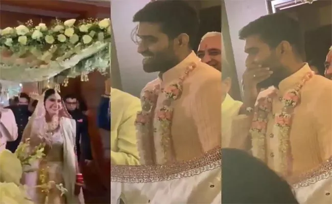 Bride Surprises Her Groom By Wearing A Lehenga He Loved On Their Wedding - Sakshi