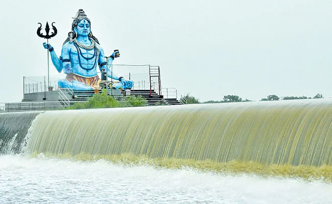 Sangameswaram, Kandakurthi Temple Submerge, Pamapuram Shiva Temple - Sakshi