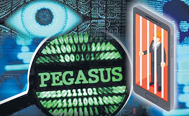 Pegasus Spyware: Cheruku Sudhakar, Konagala Mahesh Opinion - Sakshi