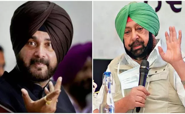 Navjot Singh Sidhu to invite Amarinder take charge as Punjab Congress chief - Sakshi