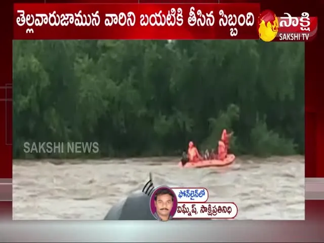 7 rescued from flood-affected ashram in nizamabad