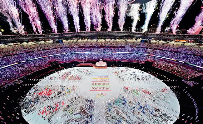 Tokyo Olympics: Opening Cermony Highlights Japan - Sakshi