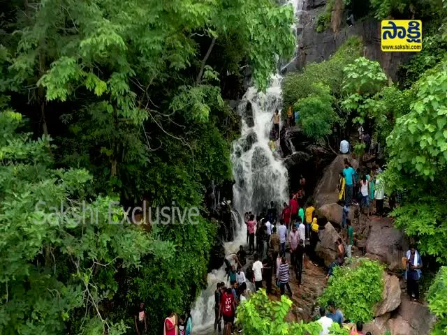 Nature Beauty Rayikal Waterfall In Karimnagar District