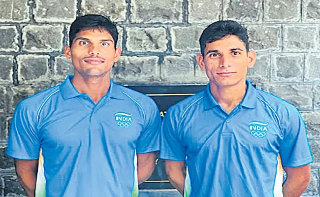 Arjun, Arvind qualify for lightweight double sculls repechage semis - Sakshi