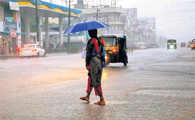 Visakha Meteorological Department has forecast Moderate rains next 48 hours - Sakshi