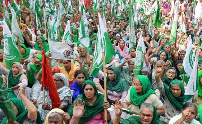 All Women Kisan Sansad at Jantar Mantar Today to Mark 8 Months of Stir - Sakshi