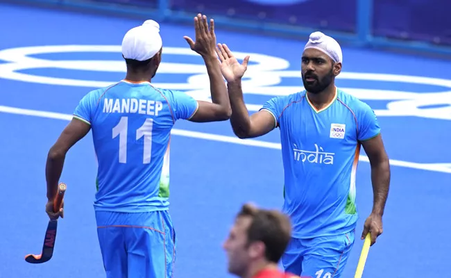 Tokyo Olympics: India Mens Hockey Team Clinch Victory Against Spain - Sakshi