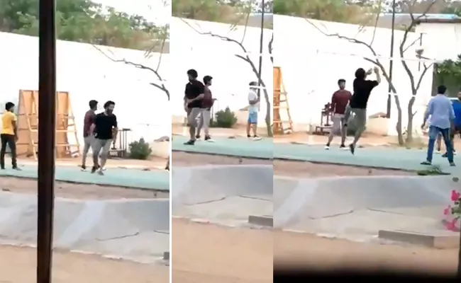 Jr NTR Playing Volleyball With Rajamouli Video Goes Viral - Sakshi