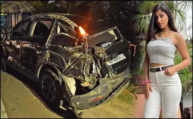 Bigg Boss Fame Yashika Anand Statement To Police On Car Accident  - Sakshi