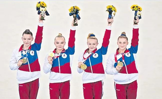 Tokyo Olympics Russia Womens Team Won Gold Medal Gymnastics After 29 Years - Sakshi