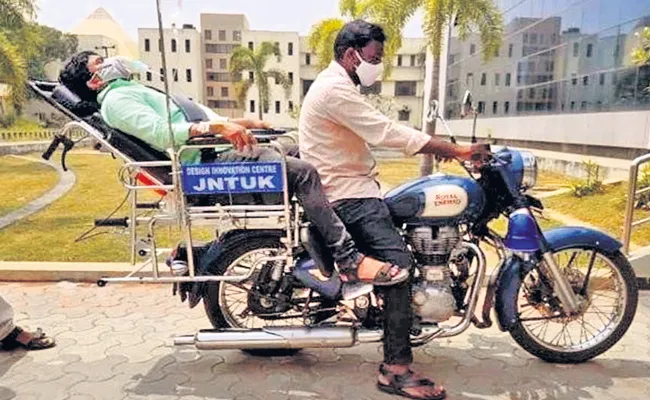 New Bike Ambulance services In Tribal Areas Of AP - Sakshi