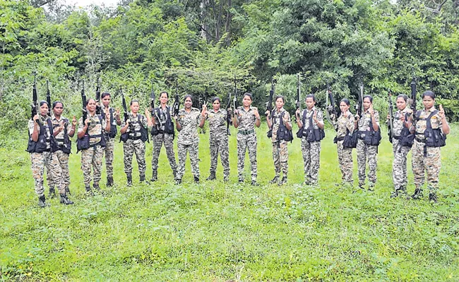 Dandakaranyam Women Force Called Danteshwari Battalion - Sakshi