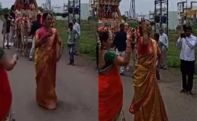 Sister In Law Dances On Famous Bollywood Song At Brother In Law Wedding - Sakshi